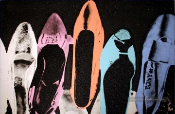 アンディ・ウォーホル Painting - 黒い靴 アンディ・ウォーホル